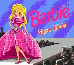 Barbie Super Model Title Screen